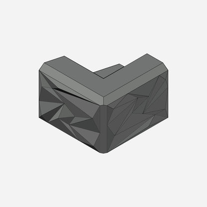 3D Ansicht eines Mauersteins der Variante I